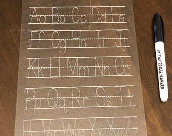 Pizarra para trazar letras, juguetes educativos, pizarra para aprender a escribir letras, pizarra de práctica de letras, pizarra blanca, pizarra para trazar para niños