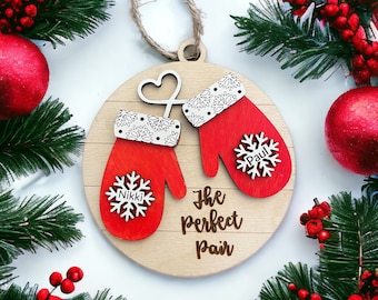The perfect pair ornament, couple ornament, love ornament,