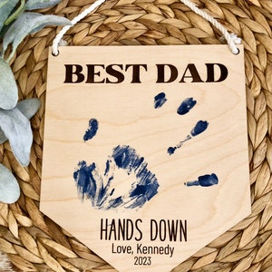 Father’s Day gift from child, handprint Fathers  Day gift, dad gifts, Fathers Day kids paint kit, Father’s Day gifts