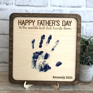 Father’s Day gift from child, handprint Fathers  Day gift, dad gifts, Fathers Day kids paint kit, Father’s Day gifts