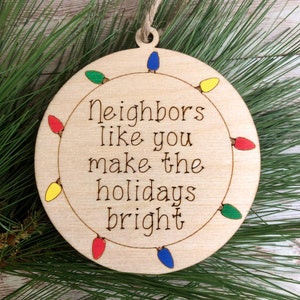 Neighbor ornament, friend ornament, friend Christmas ornaments, 2021 ornaments, neighbor hood Friend ornament, neighbor gifts