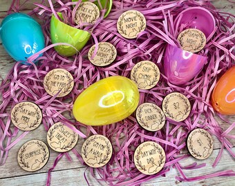 Easter egg tokens, Easter egg filling, Easter egg fillers, Easter tokens, egg tokens, Easter egg reward tokens
