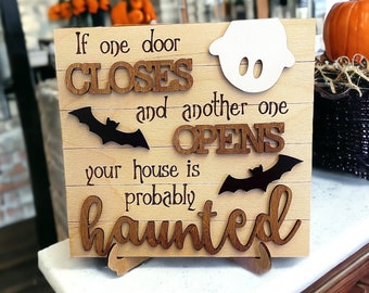 Funny Halloween sign, cute Halloween sign, Halloween entryway sign, Halloween decor