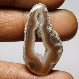 mm 40X32 Natural Agate Slice Cabochons Amazing Quality Agate Slice Gemstone Top Grade Hand Polished Agate Slice Loose Stone 70Cts.