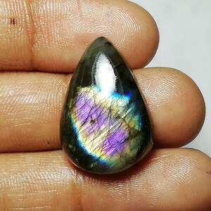 37x29x5 mm. Beautiful Multi Purple Spectrolite Labradorite Excellent Cabochons Purple Flasy loose gemstone handmade gemstone 53.80cts Rare