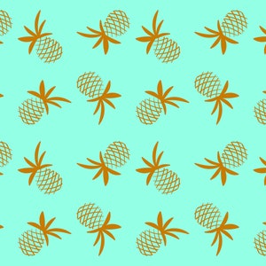 Ananas-Muster _ druckbare Placemat - digitale Datei