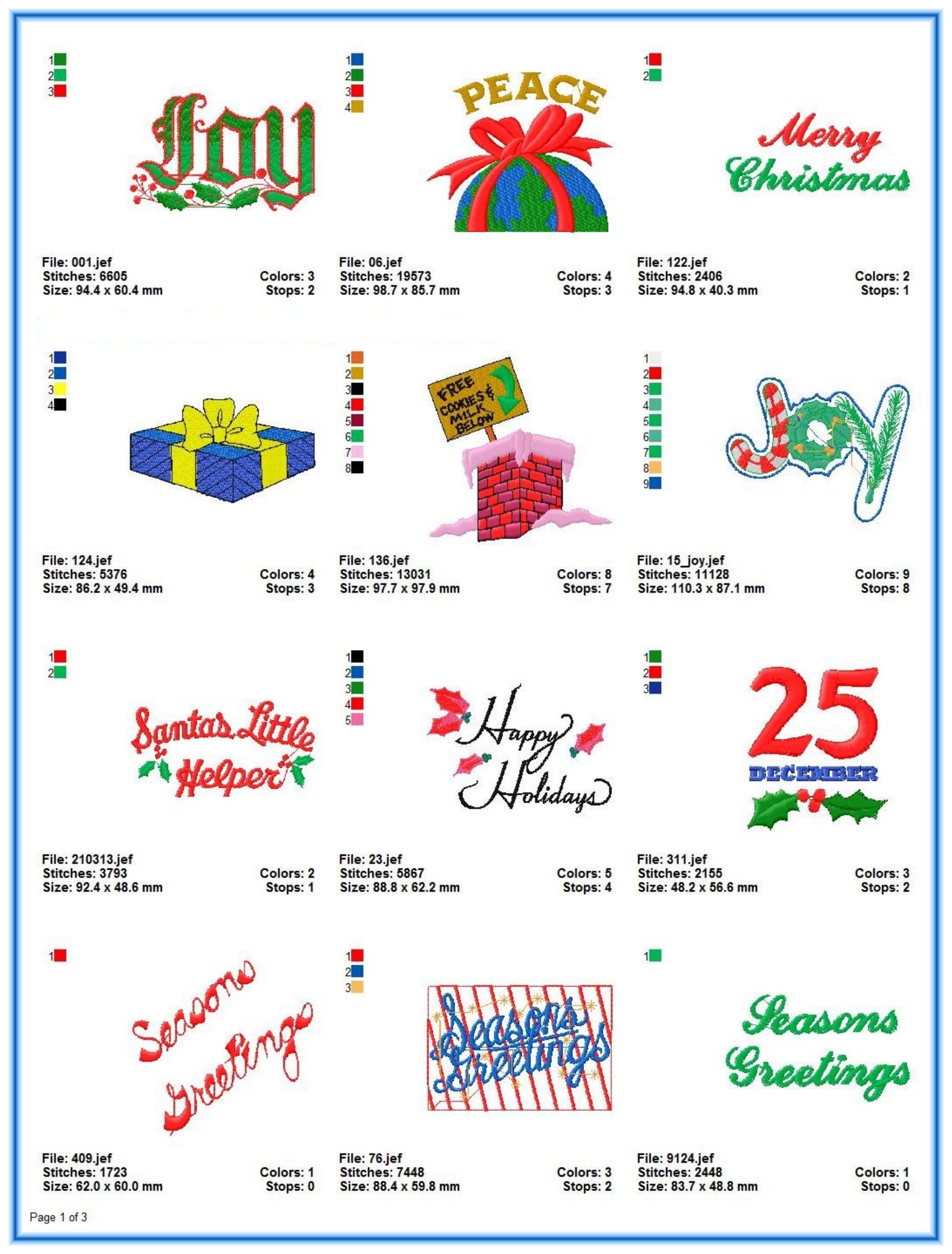 Christmas Praising words Collection 2 Etsy