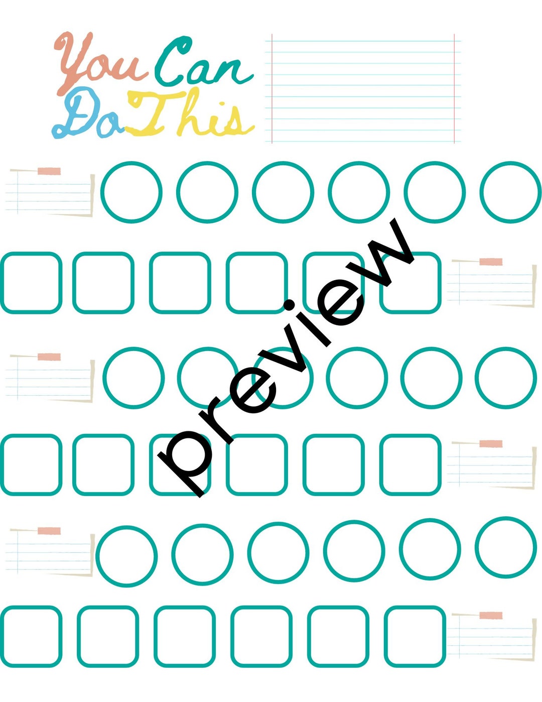 Motivating Printable to Do List - Etsy