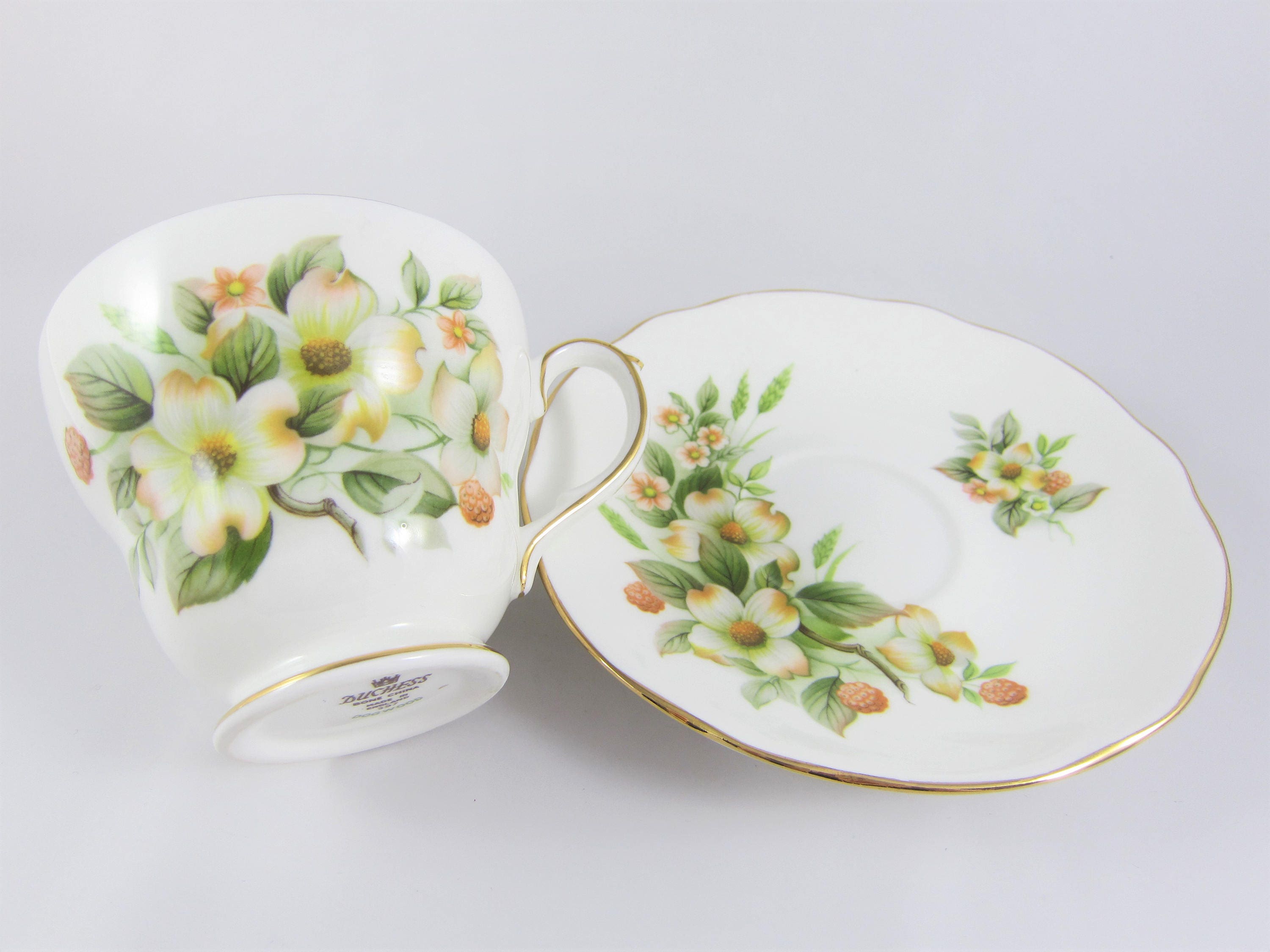 Vintage Duchess China Bone China Cup and Saucer, Made in England