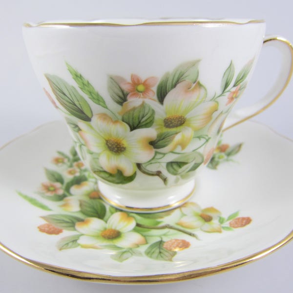 Vintage Duchess China Bone China Cup and Saucer, Made in England. Pattern 397