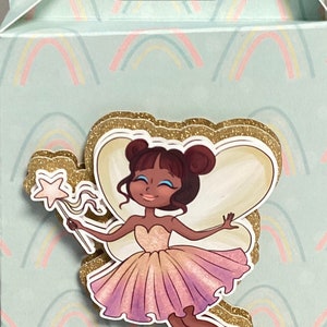 Fairy Princess Ballerina Favor Box