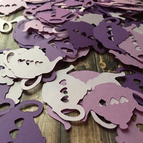 Purple Tea Party Confetti