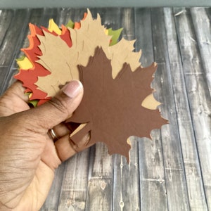 Fall Maple Leaves-Autumn Leaf Die Cuts- Bulletin Boards