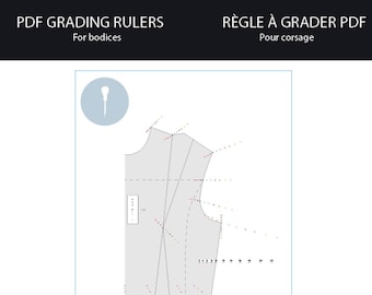 Règle métrique multi-styles, courbe française, mesure pour couture