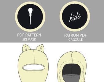 Ski Mask Kids PDF pattern.