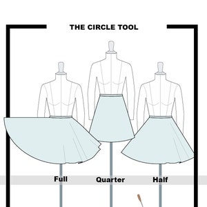 Circle skirt ruler store