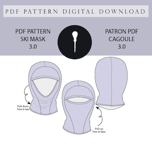 Balaclava pattern + Balaclava PDF.