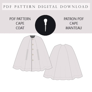 Cape Pattern, Cape Pattern PDF.