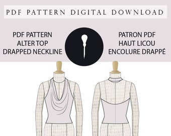 Halter pattern PDF Alter Top Pattern.