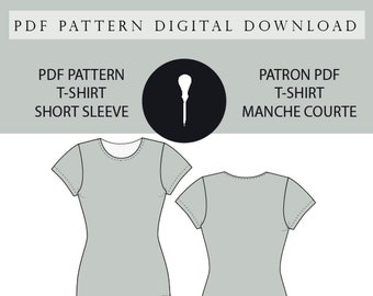 PDF T-shirt knitting pattern.