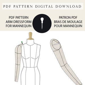 Arm dress form pattern PDF Arm dress form pattern.