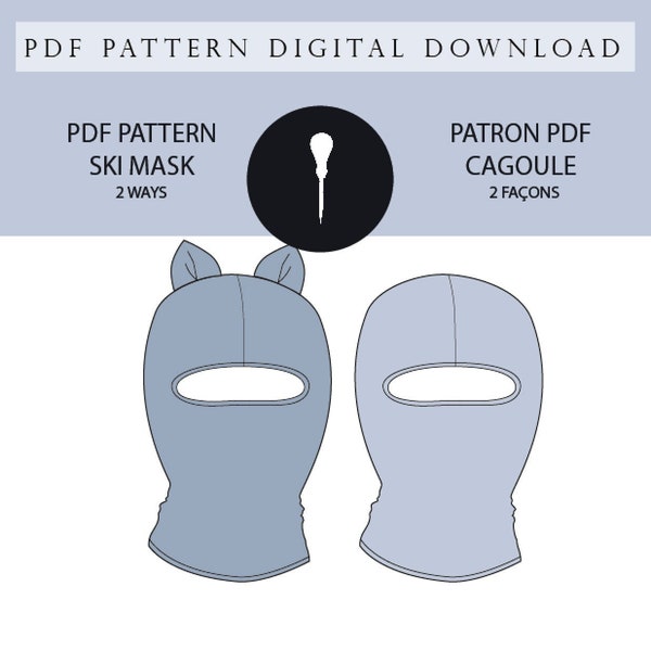Ski Mask Pattern Etsy