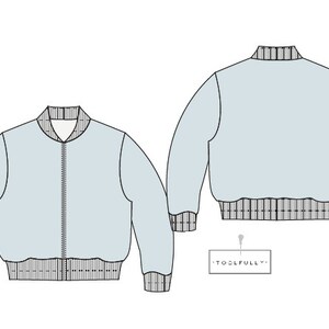 Patron Bomber Jacket /PDF/ Pattern | Etsy