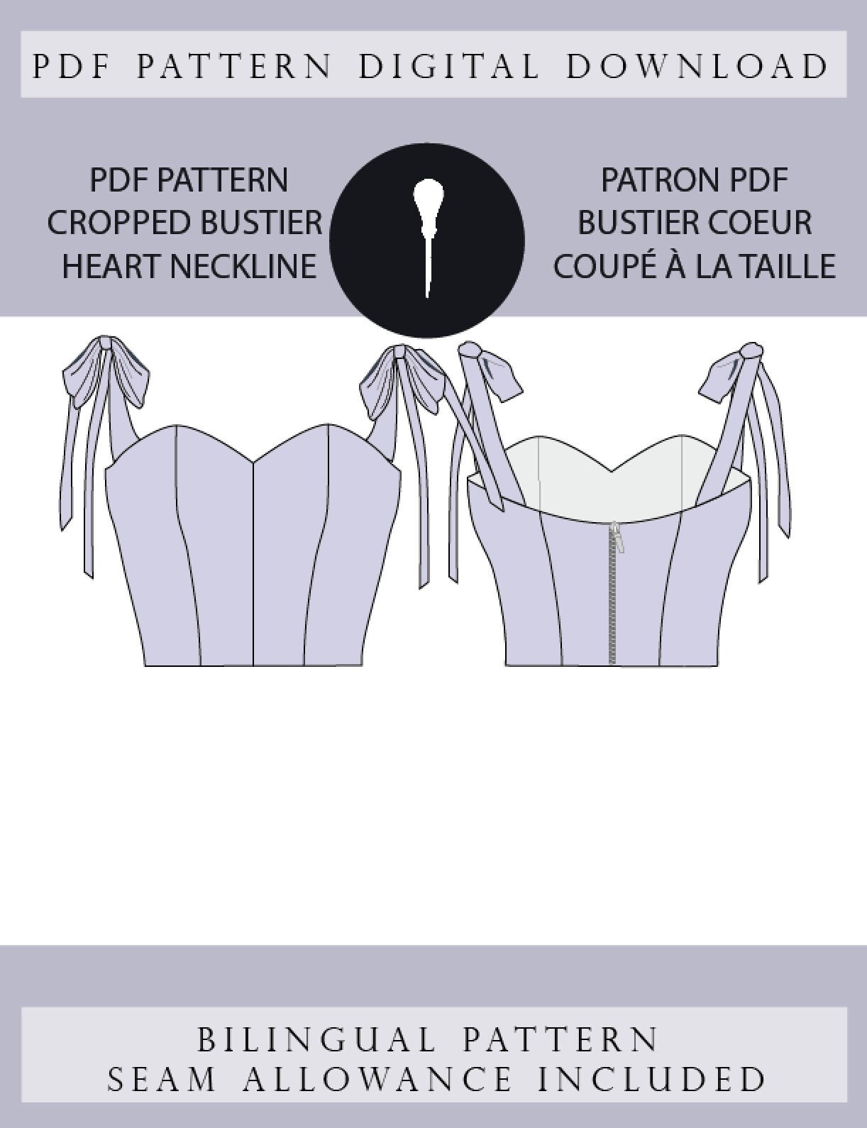 Bustier en coeur hotsell