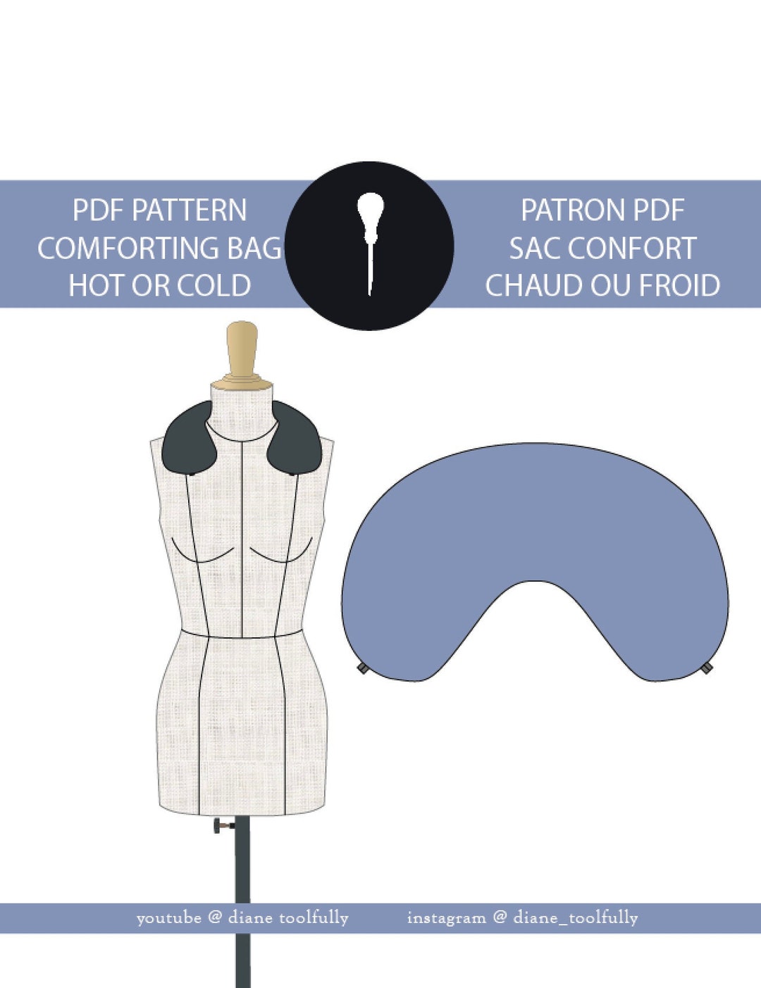 Comforting Bag Hot or Cold Pattern PDF. - Etsy