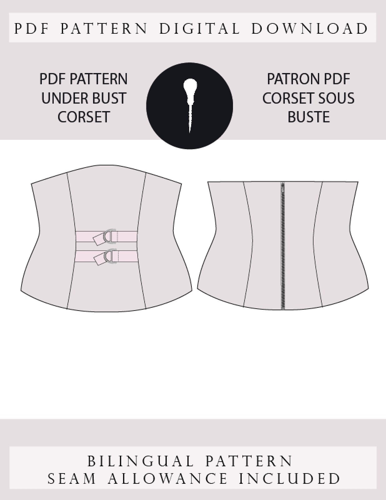 Patron corse PDF. Etsy Mexico