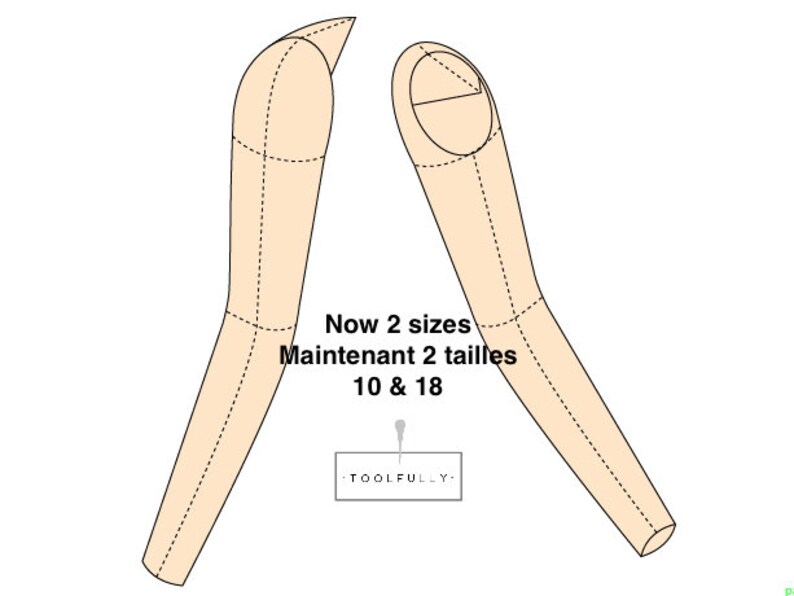 Patron bras de moulage PDF Arm dress form pattern. Etsy