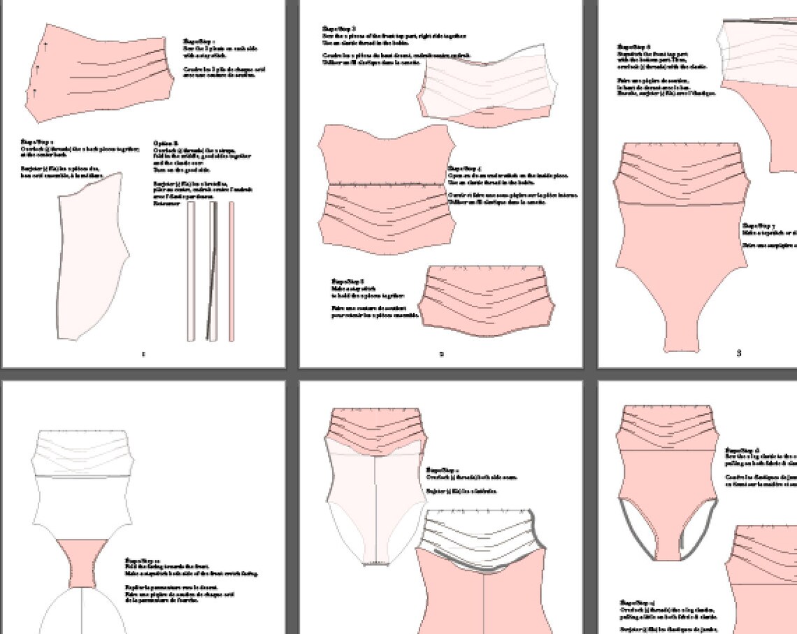 Patron Maillot De Bain PDF Swimsuit Pattern - Etsy Canada