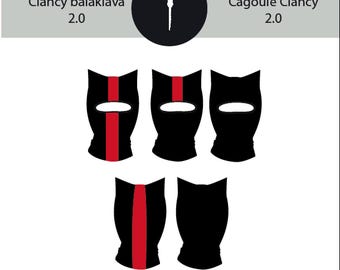 Clancy Balaclava PDF Pattern | Winter Sewing Balaclava | Balaclava Sewing Pattern | Bilingual Pattern with Illustrated Instructions