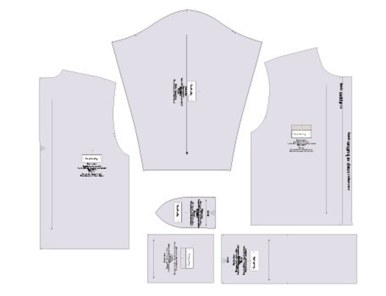 Patron Bomber Jacket XS à XXL/PDF/ Pattern | Etsy