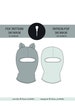 Patron de cagoule, balaklava, PDF ski mask pattern. 