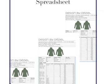 Cost Prototype cost sheet bilingual.