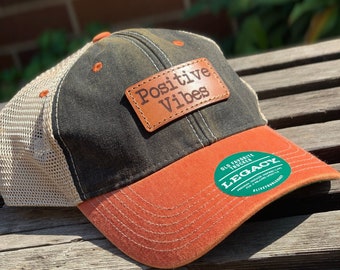 Legacy Hats OFA Laser Engraved Leather 