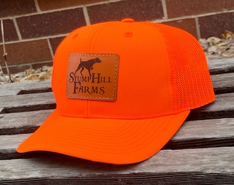 Orange Hunting Hat - Etsy