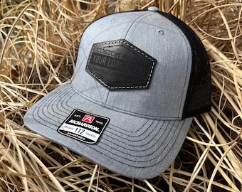 Richardson 112 Leather Patch Hats with YOUR LOGO - Dannotek Originals