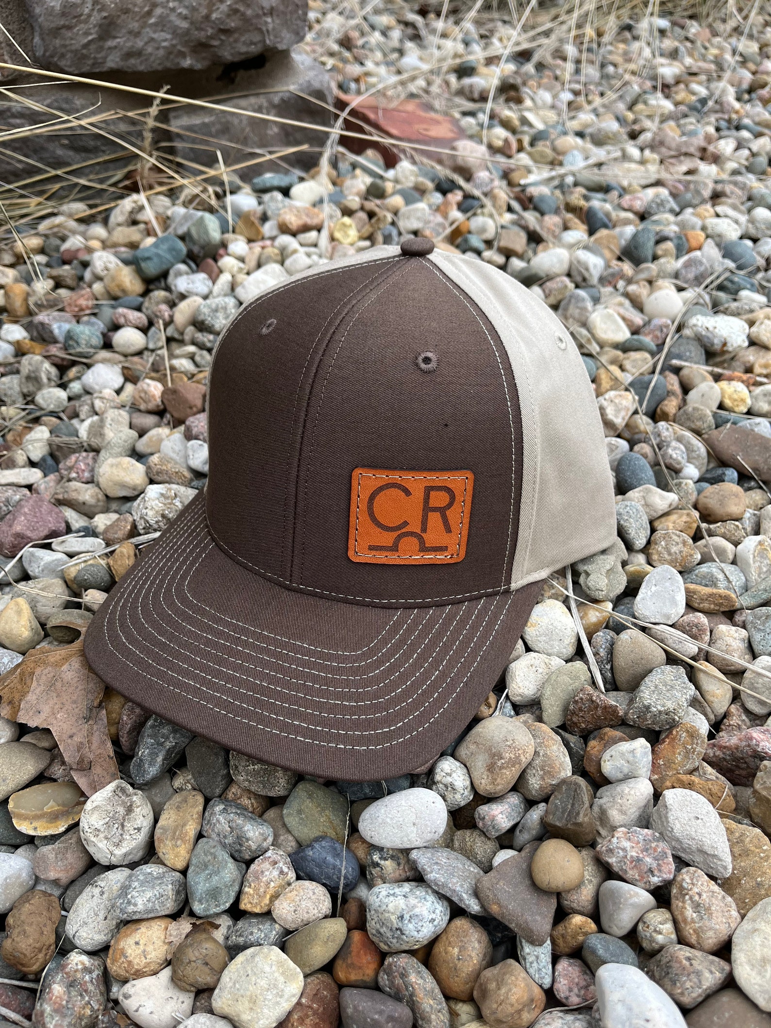 Richardson 312 Cloth Snapback Custom Laser Engraved Leather Patch Hat ...