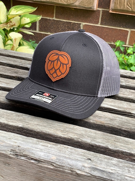 Richardson 112 Laser Engraved Leather Patch Hat- Craft Beer