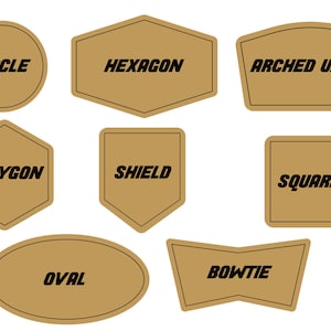 Custom Patch Shape Customized Richardson 112 Laser Engraved Leather ...