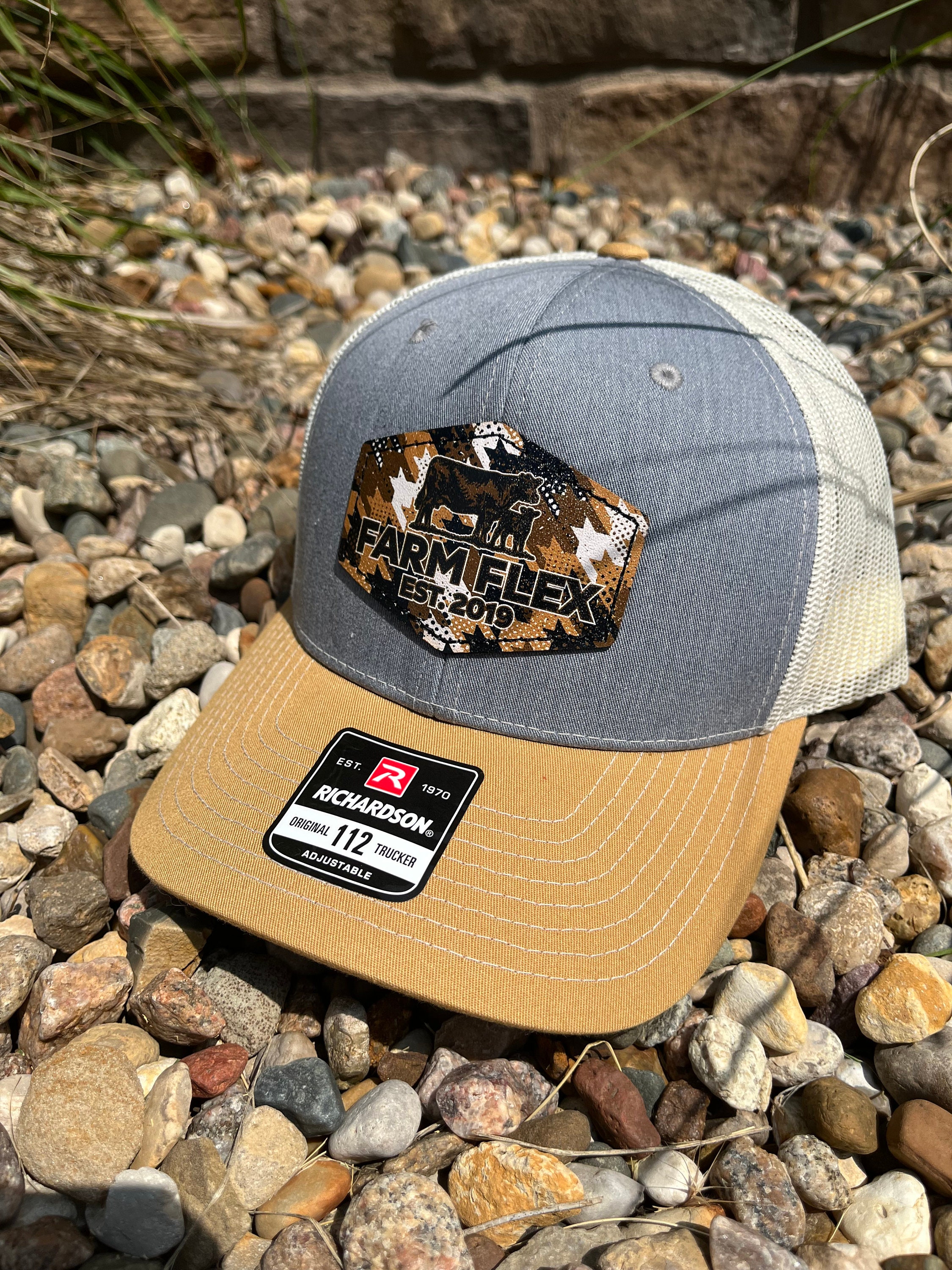 Custom Richardson 112 Digitally Printed Leather Patch Hat- Personalized ...