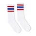 Old School Vintage Retro Crew Tube Socks- Red/Blue Striped socks 