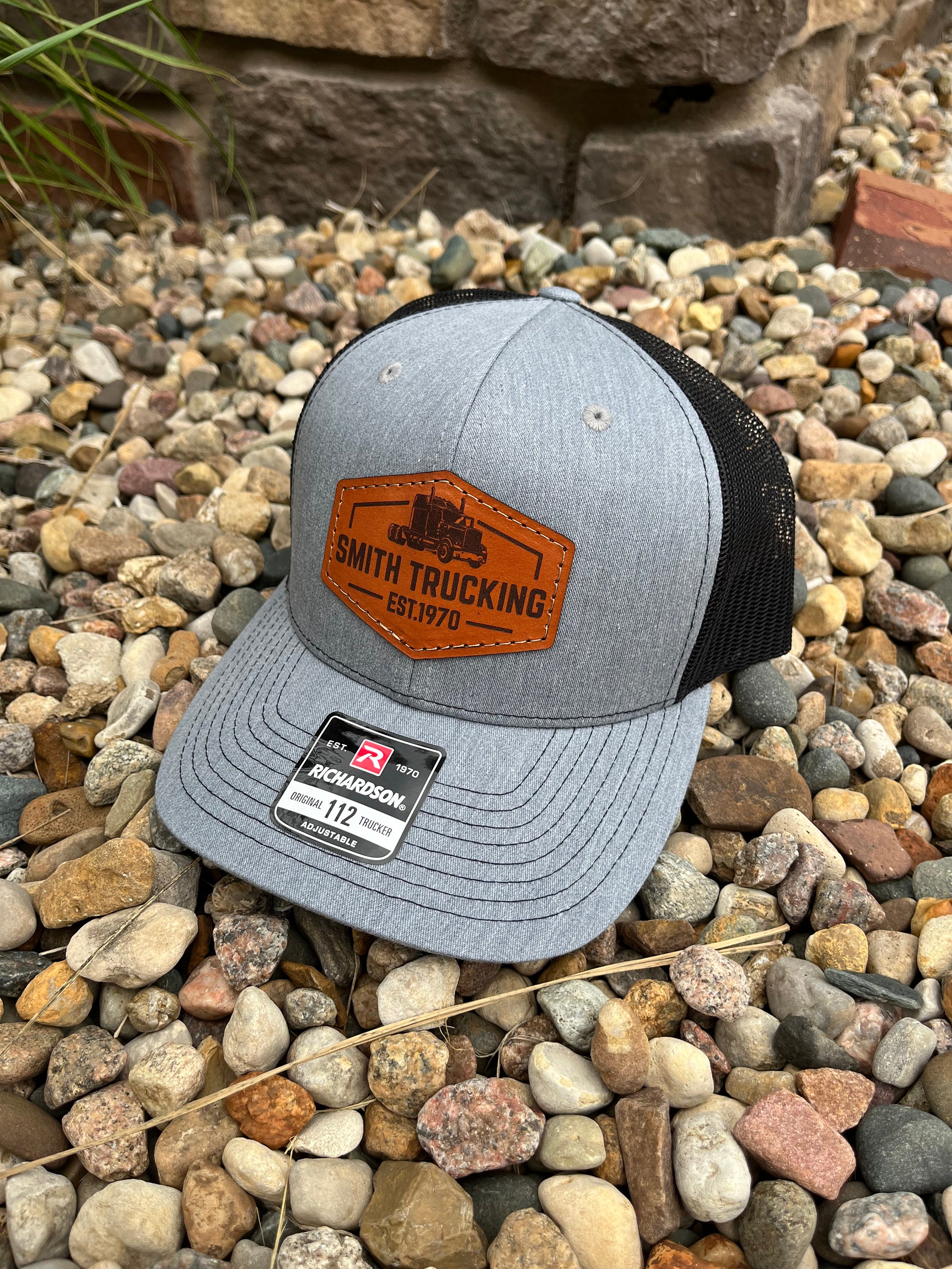 Baseball Cap Peterbilt Richardson Hat Richardson Charcoal/Black