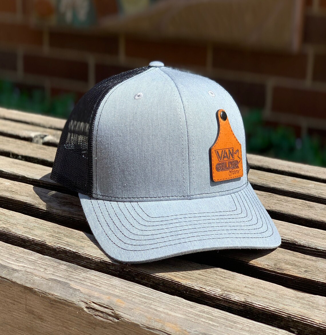 Custom Richardson 112 Laser Engraved Leather Patch Hat Ear - Etsy