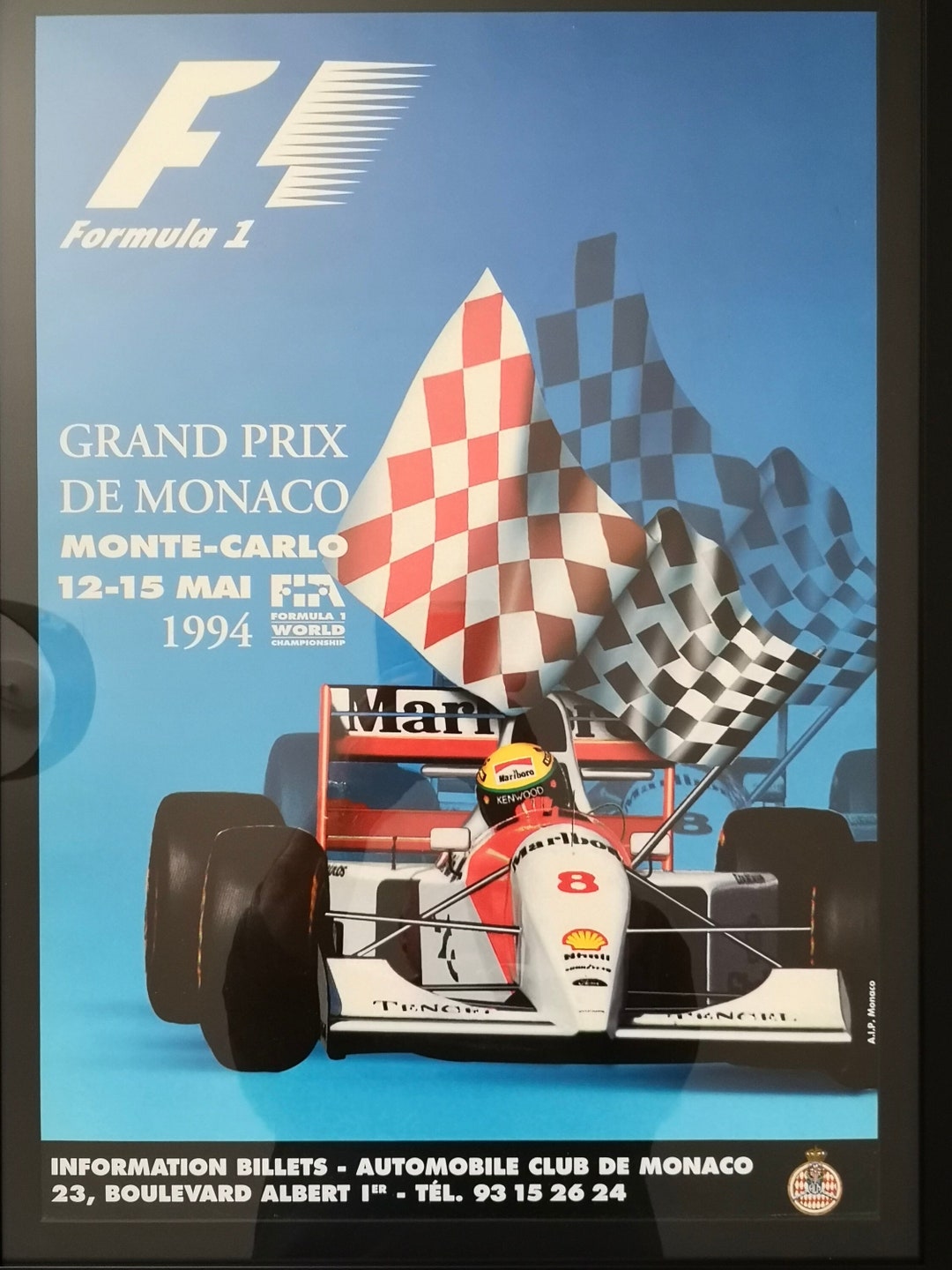 Original Vintage 1994 F1 Monaco Grand Prix Limited Edition Etsy original-vintage-1994-f1-monaco-grand-prix-limited-edition-etsy