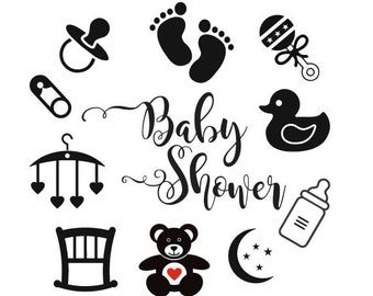 Download Baby shower svg | Etsy