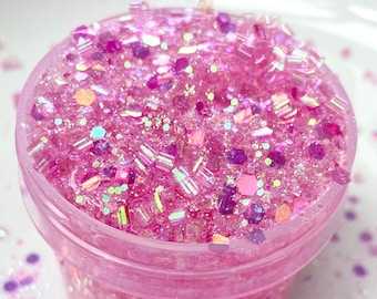 Pink Champagne Bingsu Slime: Crunchy ASMR Slime