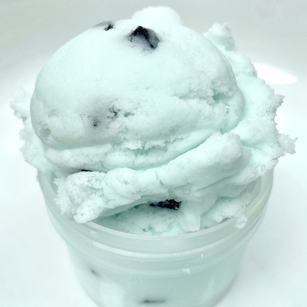Mint Choc Chip Scoop Cloud Dough Slime Scented Slime java chips UK seller present toy birthday gift